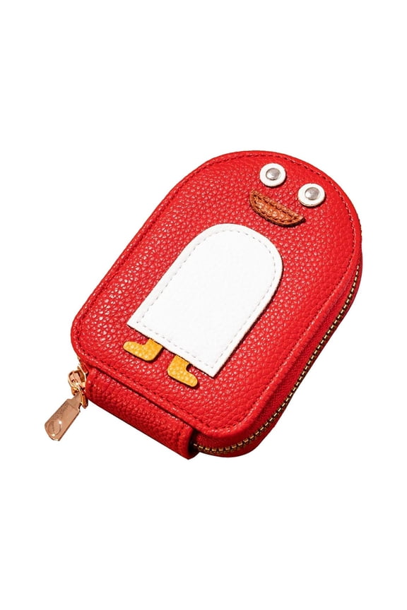 Credit Card Holder Purse Stylish Card Case Clutch Purse Cute Penguin Lightweight