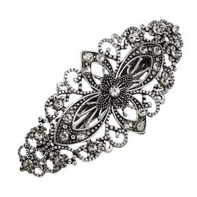 FVDPWYE Crystal Hair Clip Chic Retro Style Slides Unique Flower Design Hair Barrette for