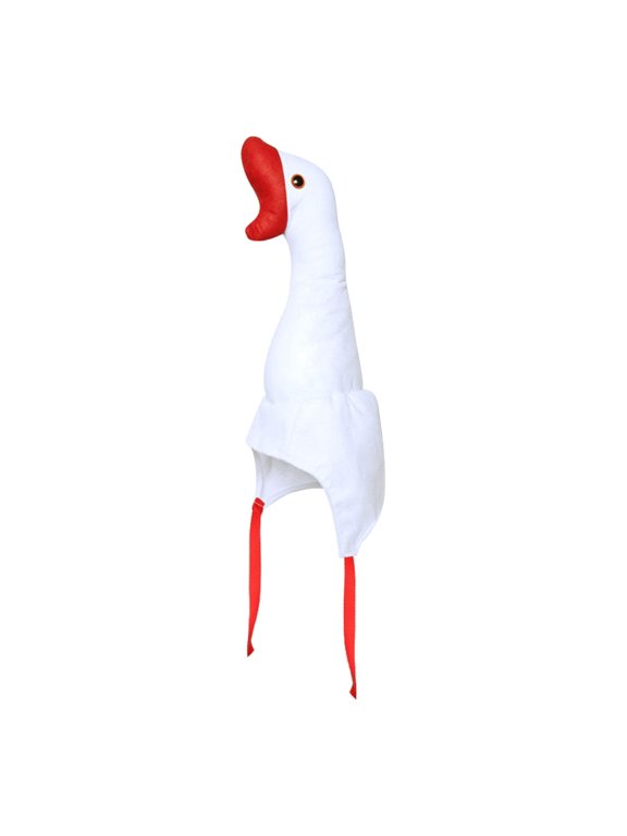 Cute Plush Goose Hat with Cartoon Design for Selfies, Birthdays, Costume Parties