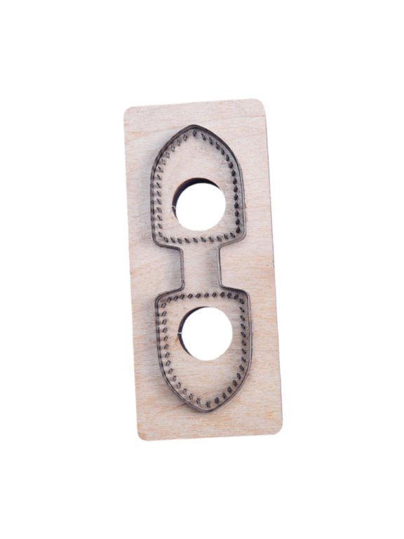-Cutting Die, Leather Cutting Die, Keychain, DIY Cutting Template, Wooden Cutter Style A