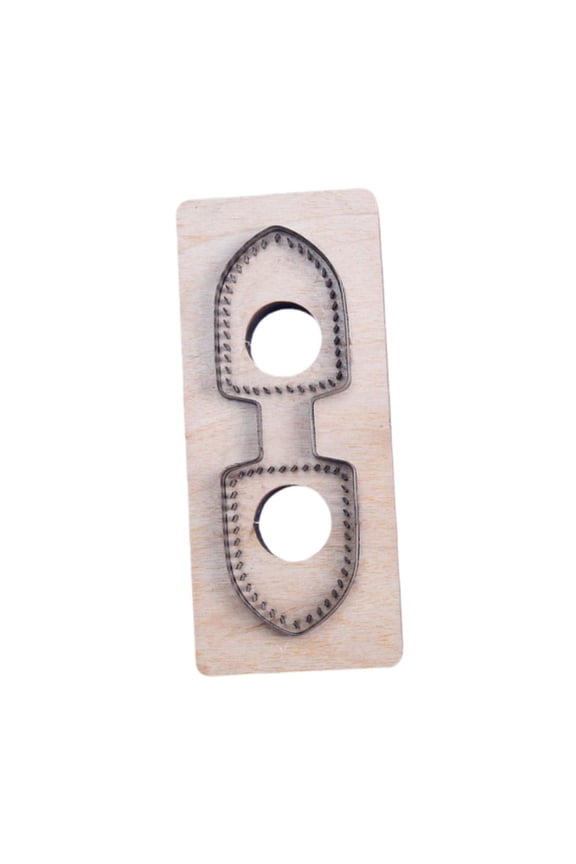 -Cutting Die, Leather Cutting Die, Keychain, DIY Cutting Template, Wooden Cutter Style A