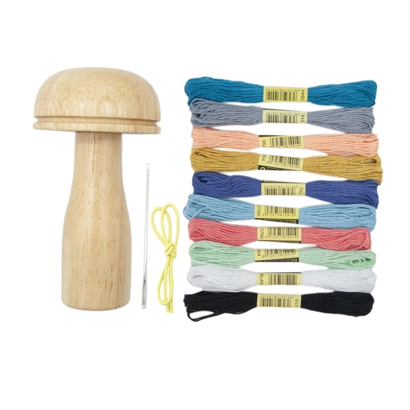 FVDPWYE DIY Darning Mushroom Patching Tool Kit Sewing Tools DIY without pin cushion