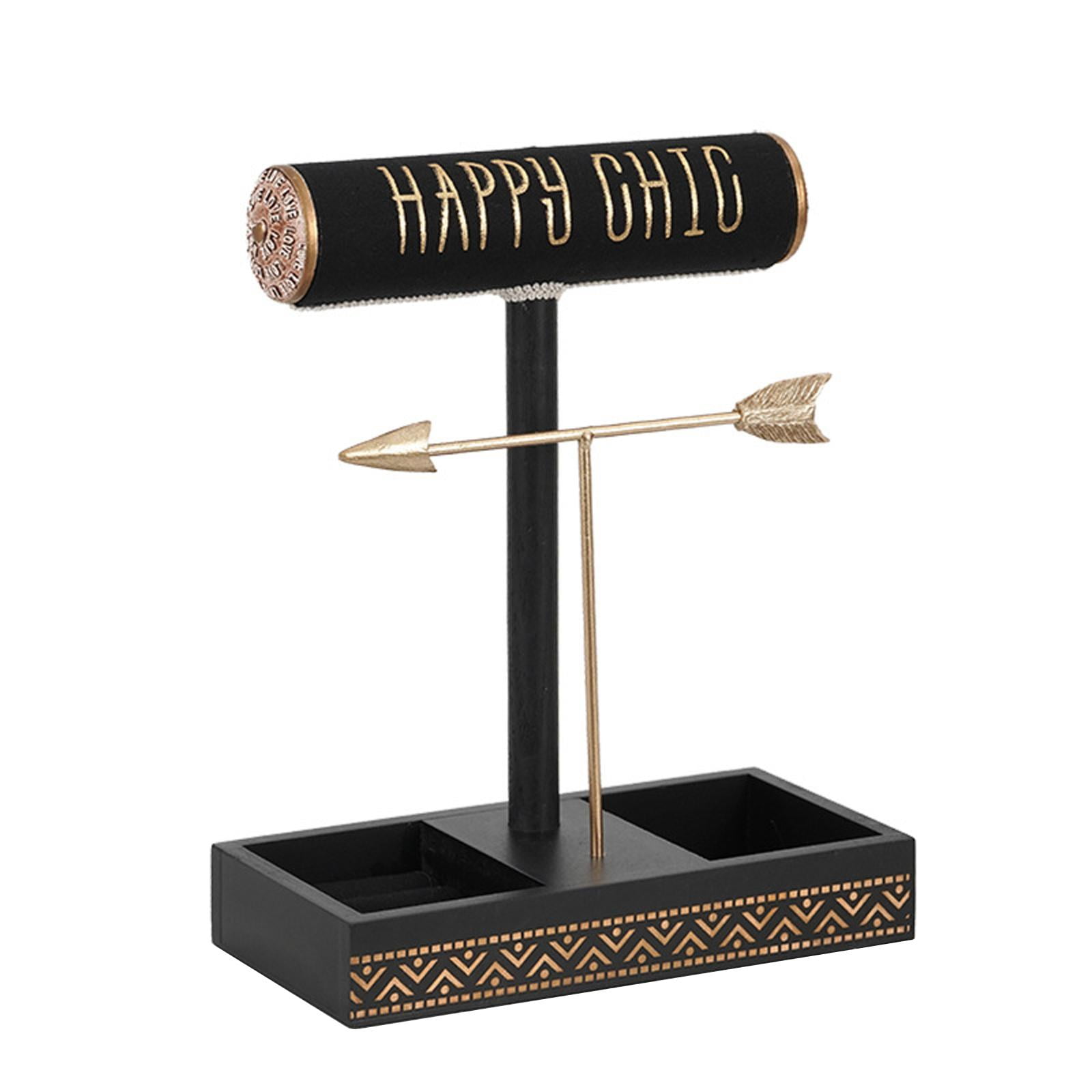 FVDPWYE Deluxe Tabletop Jewelry Organizer Stand Jewelry Rack Hanging Necklace Holder