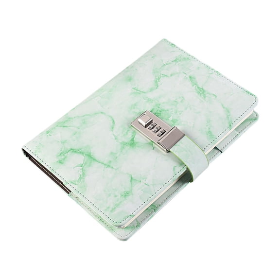 FVDPWYE Diary with Lock Daily Journal Thick Travel Password Lock Diary, Travel Diary for green