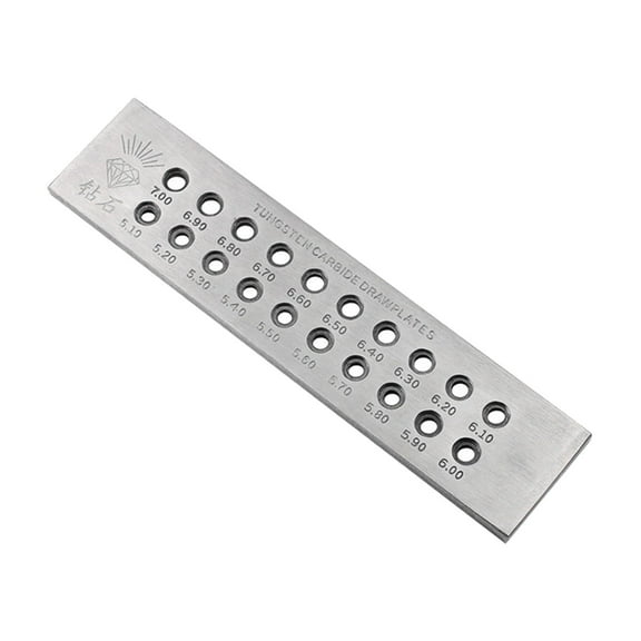 FVDPWYE Draw Jewelry Drawplate for Jewelry Making Beginners Crafting Style D