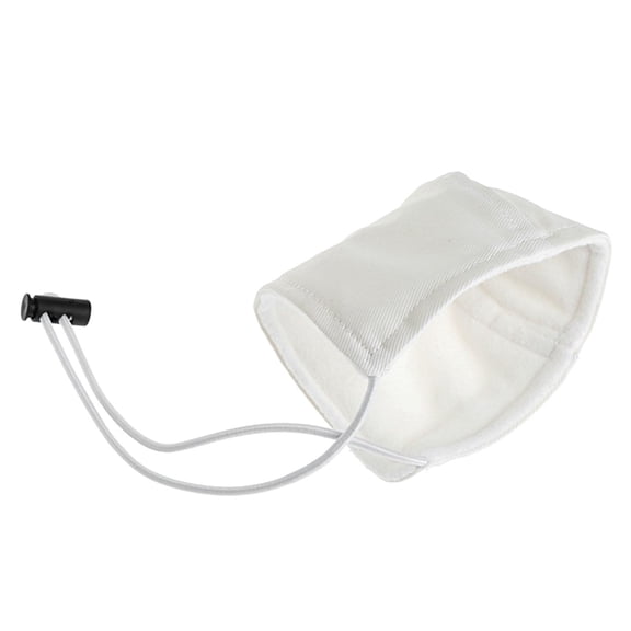 FVDPWYE Driving Shoe Heel Cover Protector Anti Wear Durable Cloth Reusable One Size Wear White