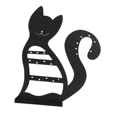 FVDPWYE Earring Holder Organizer Jewelry Organizer Jewelry Rack Earring Display for Desk Black