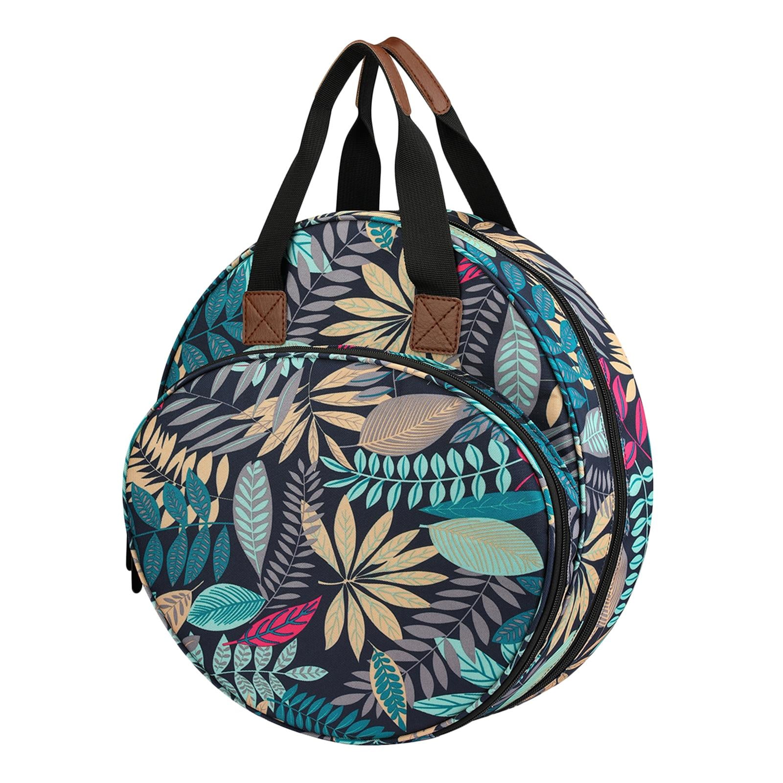 FVDPWYE Embroidery Project Bag Sewing Knitting Tote Bag,Exquisite Practical Crochet Hook