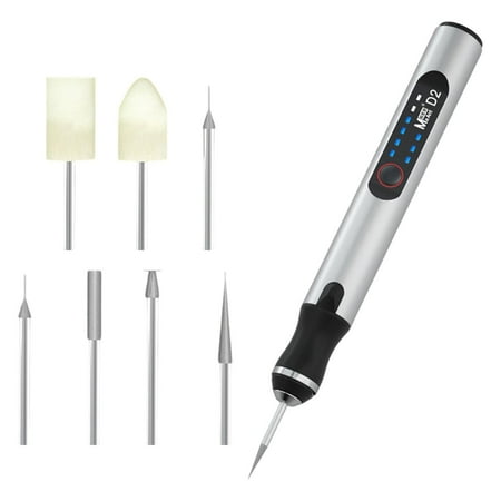 FVDPWYE Engraving Pen Grinding Pen Professional USB Rechargeable with 7 Bits Etching Pen
