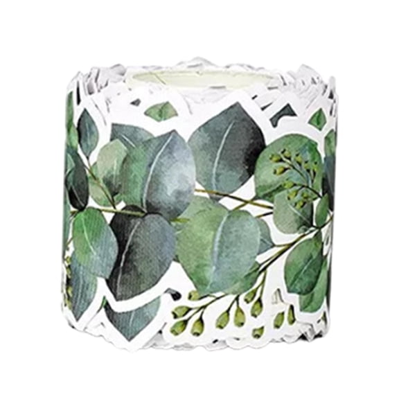 FVDPWYE Eucalyptus Die Cut Border Trim Border Sticker Decoration Farmhouse Paper Sticker 7.6cmx15m