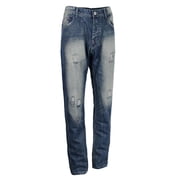 FVDPWYE Fashion Mens Straight Fit Ripped Full Length Loose Distressed Denim Jeans XL