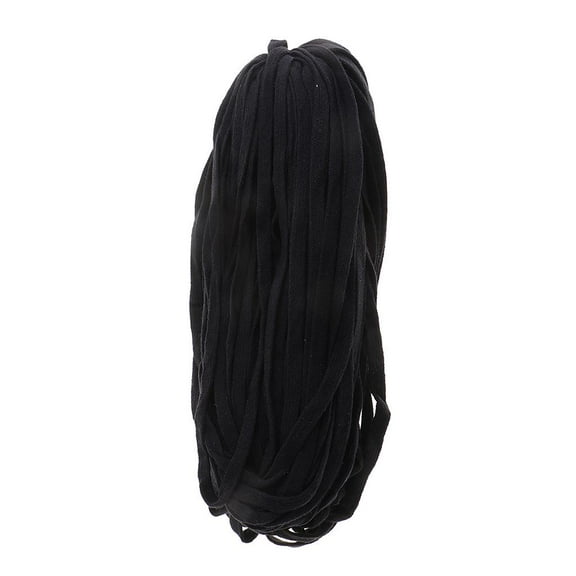 FVDPWYE Flat Draw Cord Drawstrings Handles Lace String for Sewing Accessory - Black