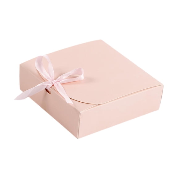 FVDPWYE Gift Box with Lid Bridesmaid Proposal Box Bakery Boxes Party Favor Box Treat Box Pink
