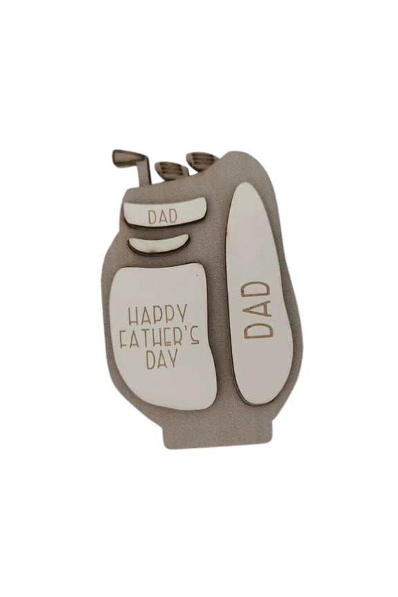 Golf Bag Wallet Father's Day Men Lightweight Portable Compact Gift Organizer for Gray