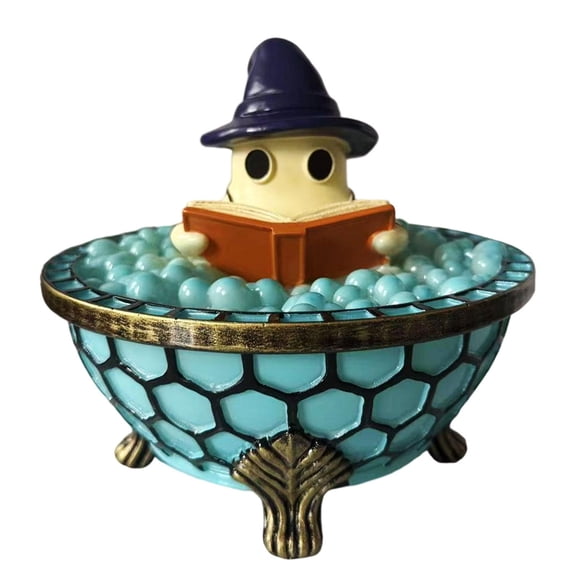 FVDPWYE Halloween Ghost Bubble Bath Lamp Cute Bedside Lamp for Study Kitchen Bedroom L L