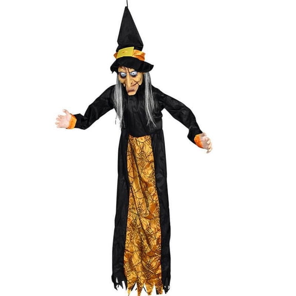 FVDPWYE Halloween Hanging Witch Creepy Zombie Portable Festival Bar Scene Layout Haunted