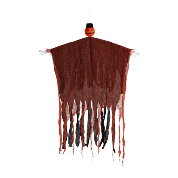 FVDPWYE Hanging Ghost Pumpkin with Bendable Arms Haunted House Prop Scary Flying Ghost