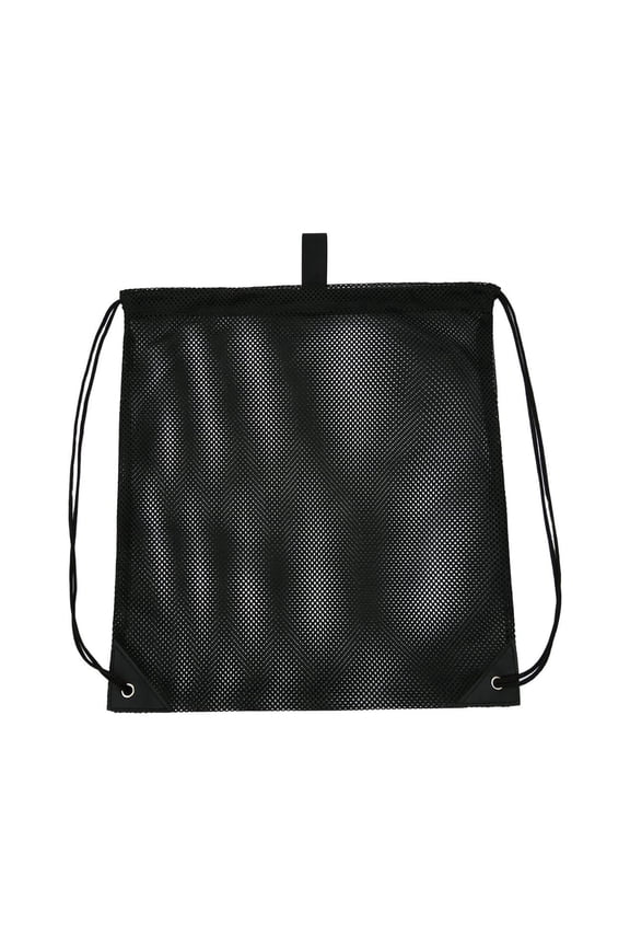 Heavy Duty Mesh Drawstring Backpack Bags Multifunction Ventilated Bag for Soccer 40cmx45cm