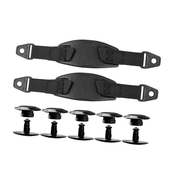 FVDPWYE Hole Shoes Back Strap Comfortable EVA Heel Straps for Sandals Slippers Clogs black