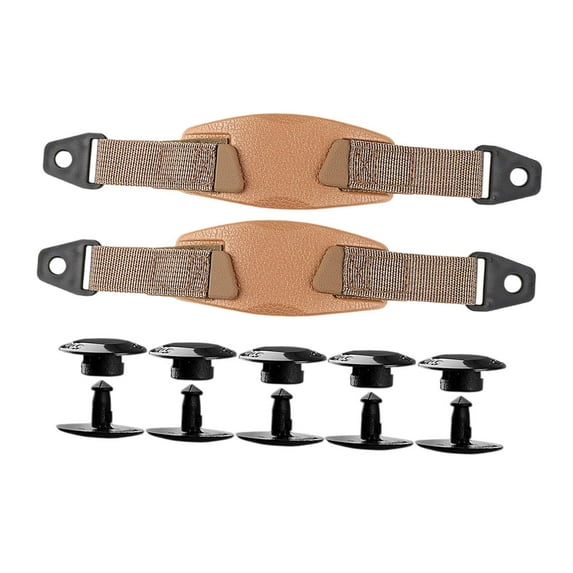 FVDPWYE Hole Shoes Back Strap Comfortable EVA Heel Straps for Sandals Slippers Clogs brown