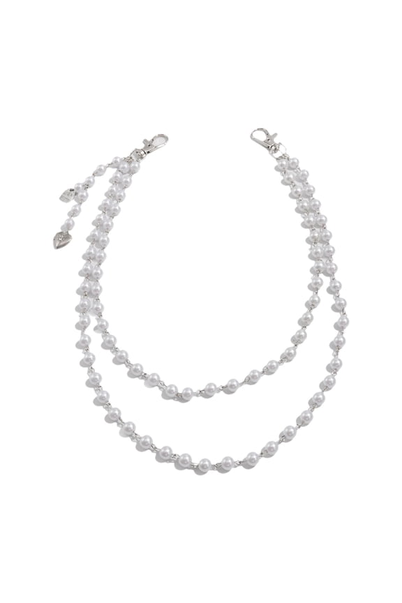 Imitation Pearl Trousers Chain Double-layer Pants Chains Hip Hop Wallet Chain