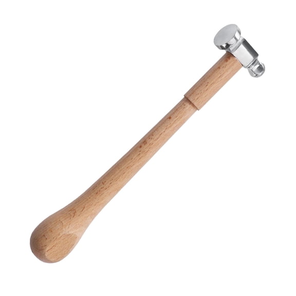 FVDPWYE Jewelry Making Hammer Hand Tools Two Sided Chasing Hammer for Jewelry Making for Length 25.7cm