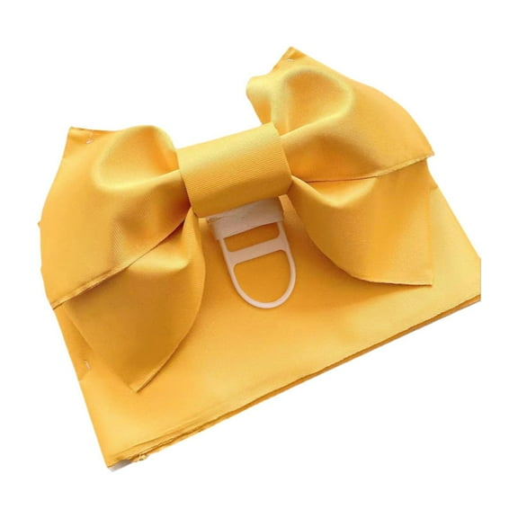 FVDPWYE Kimono Obi Belt Corsets Obi Waistband Portable Fashion Pre Tied Bow Japanese for Yellow