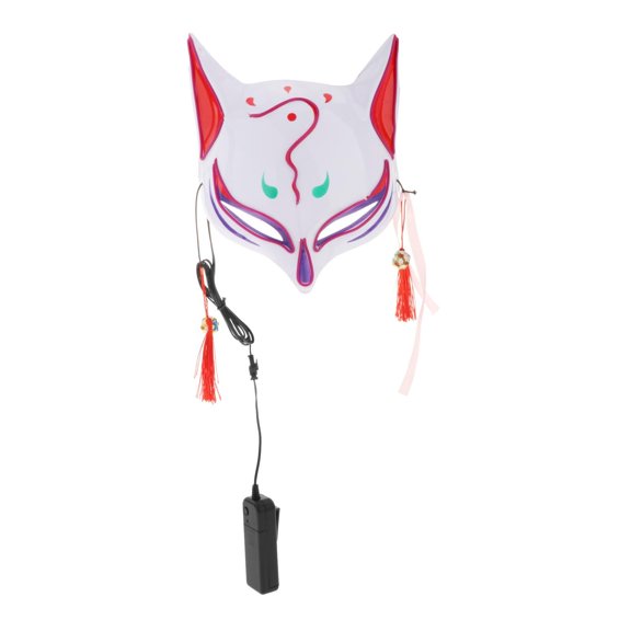 FVDPWYE LED Dance Party Supplies Japanese Scary Decorations Ball LED Costume for Party purple