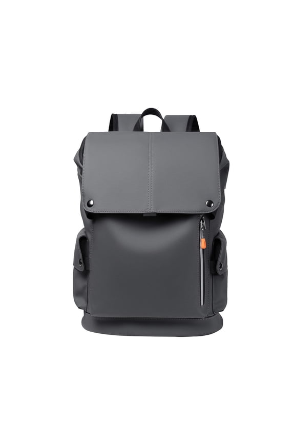 Laptop Backpack Adjustable Shoulder Straps Handbag Inner Dividers Large Capacity Dark Grey