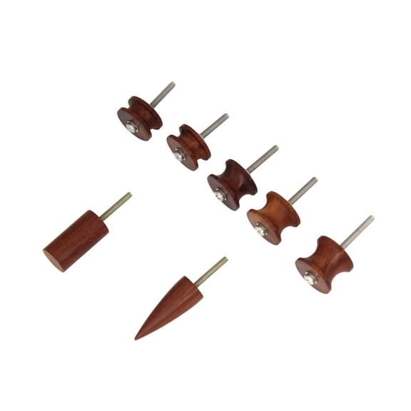 FVDPWYE Leather Burnisher Bits DIY Leather Polishing Tools Electric Polished Head Rotary