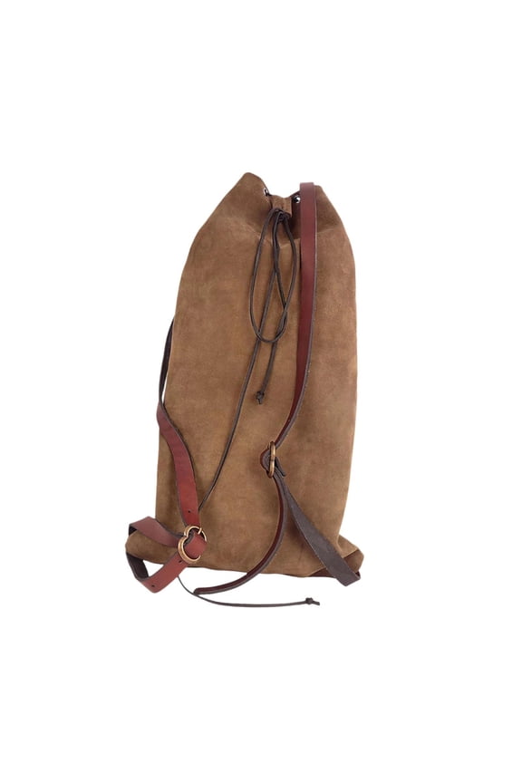 Medieval Backpack Belt Bag for Running Riding Camping Halloween Cosplay Climbing Brown