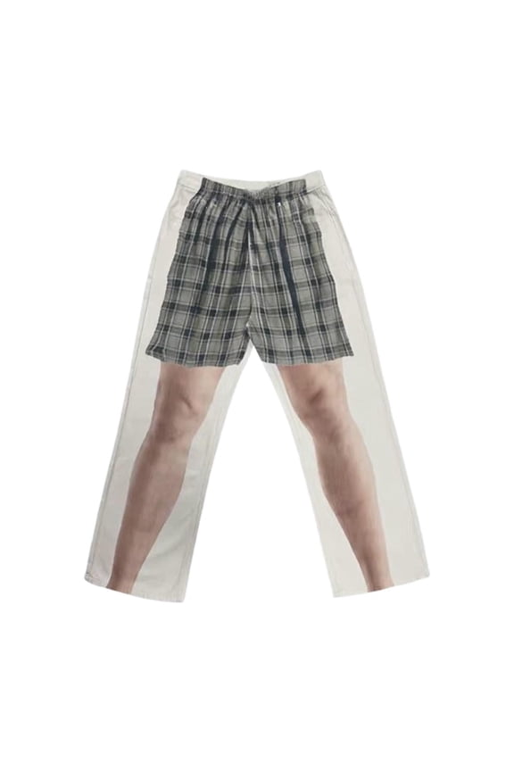 Men Pajama Pants Funny Comfy Soft Novelty Sweatpants for Rave Casual Workout M