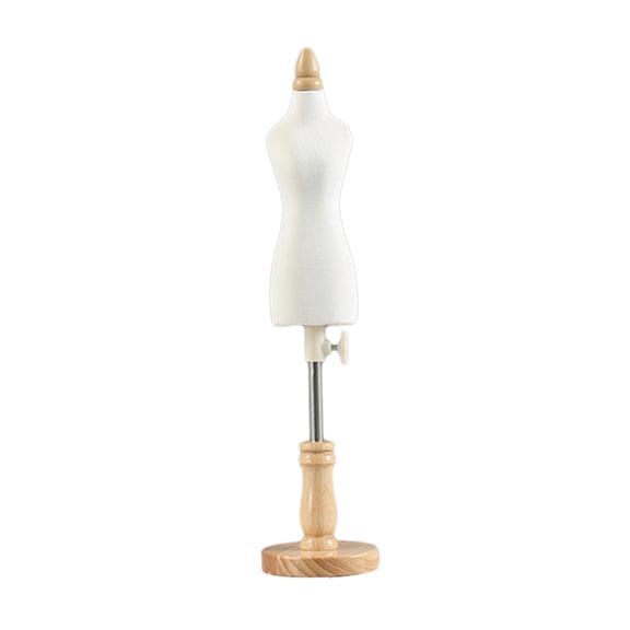 FVDPWYE Mini Dress Form Dressmaker Dummy Adjustable Pinnable Manikin Professional Tailor 26cm