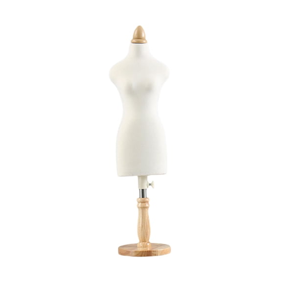 FVDPWYE Mini Dress Form Dressmaker Dummy Adjustable Pinnable Manikin Professional Tailor 46cm