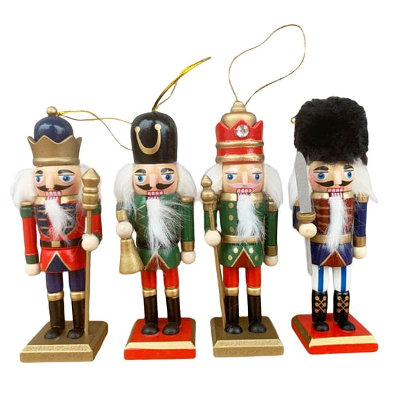 FVDPWYE Mini Nutcracker Soldier Figurine Toy Kids Nutcracker Puppet Statue for Christmas