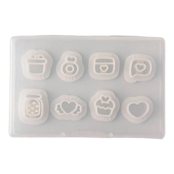 FVDPWYE Miniature Polymer Clay Form Portable Sturdy Accessories for Hair Clips Craft