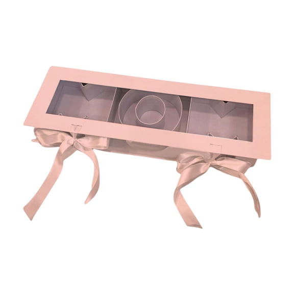 FVDPWYE Mom Letter Shaped Empty Flower Box Souvenir Rectangular Elegant Premium Creative Pink