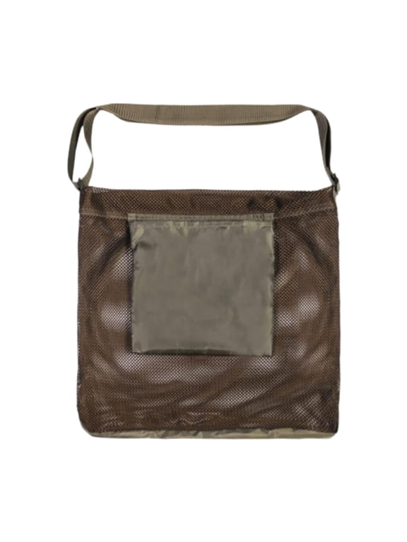 Mushroom Foraging Bag Crossbody Gathering Portable Breathable Harvesting Picking brown