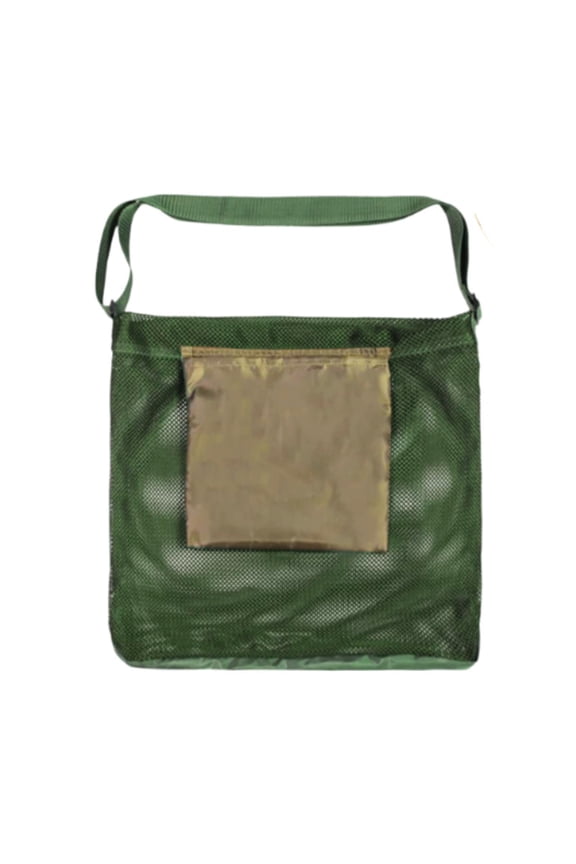 Mushroom Foraging Bag Crossbody Gathering Portable Breathable Harvesting Picking green