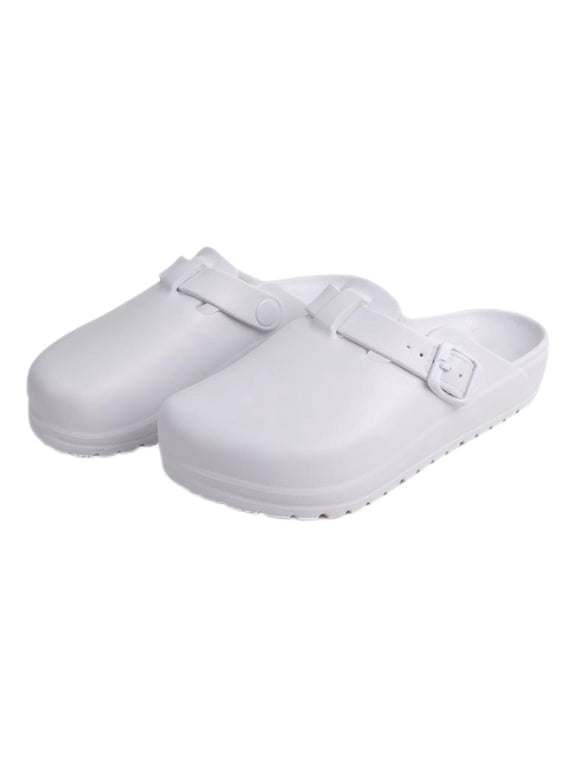 Nurse Clogs, Slippers Breathable Women Nursing Shoes, Doctor Hotel White 37