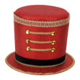 thumbnail image 1 of FVDPWYE Nutcracker Hat Halloween Adult Toy for Mardi Gras Holiday Fancy Dress Band Major Deep Red, 1 of 9