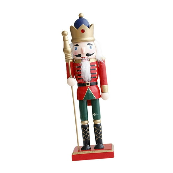 FVDPWYE Nutcracker Statue, Photo Props, Standing Christmas Decoration, Desktop Ornament Style D