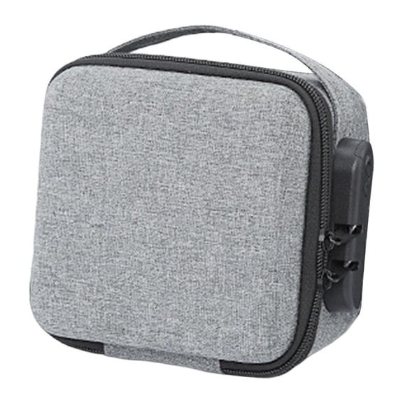 FVDPWYE Office Stamp Lock Box Tote Portable Storage Bag for Stamper Document 21cmx14cmx11cm