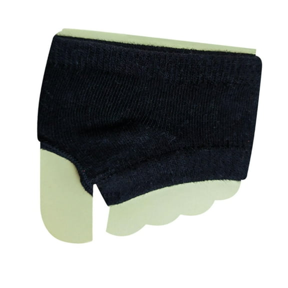 FVDPWYE Open Toe Half Socks Accessories Lightweight Soft Forefoot Liner for Sandal Clogs Black