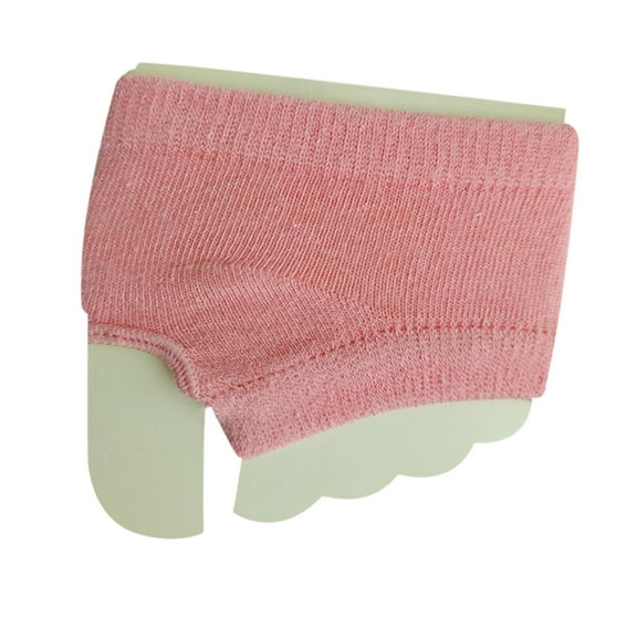 FVDPWYE Open Toe Half Socks Accessories Lightweight Soft Forefoot Liner for Sandal Clogs Pink