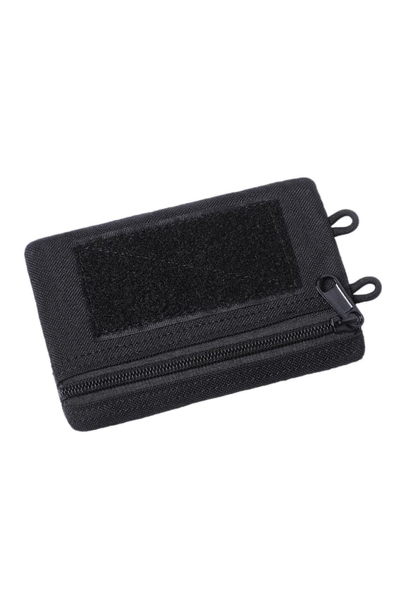 Outdoor Card Holder Wallet Oxford Fabric Waterproof Portable Waist Bag for Black