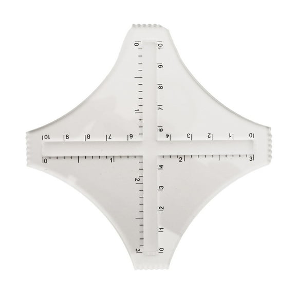 FVDPWYE PVC Transparent Density Ruler Measuring Adults Artists Designers Multifunctional