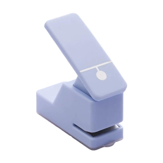 FVDPWYE Paper Hole Puncher Adults Office Supplies for Disc Binding Crafts Journaling Blue Round Hole