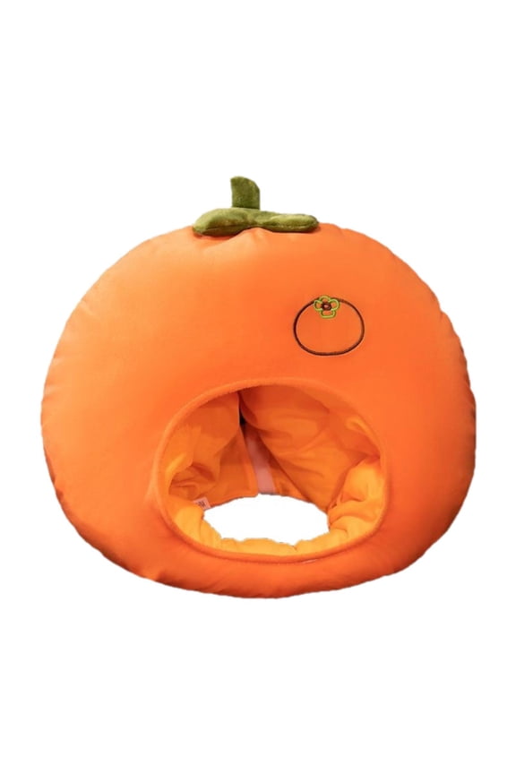 Persimmon Hat Creative Women Soft Fruit Cap for Holiday Birthday Halloween