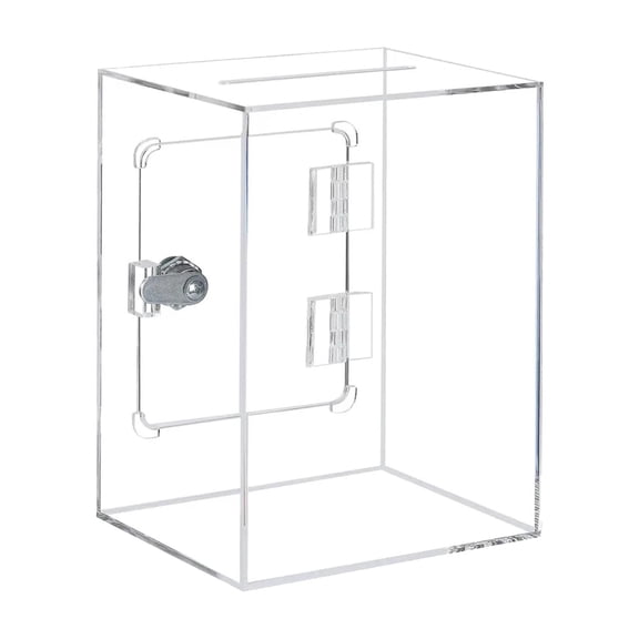 FVDPWYE Piggy Bank Acrylic Wedding Cards Box Container Case Elegant Sturdy Box Money Box